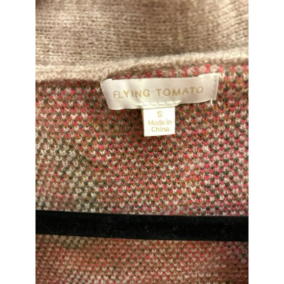 Flying Tomato Women's Cottagecore Floral Knit Cardigan Small Grandpa Sweater - Picture 2 of 3